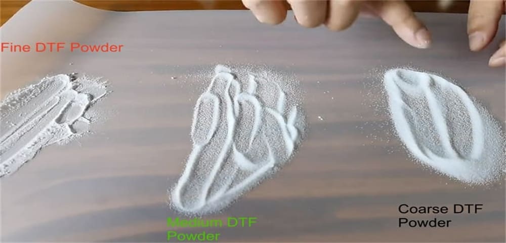 white dtf powder