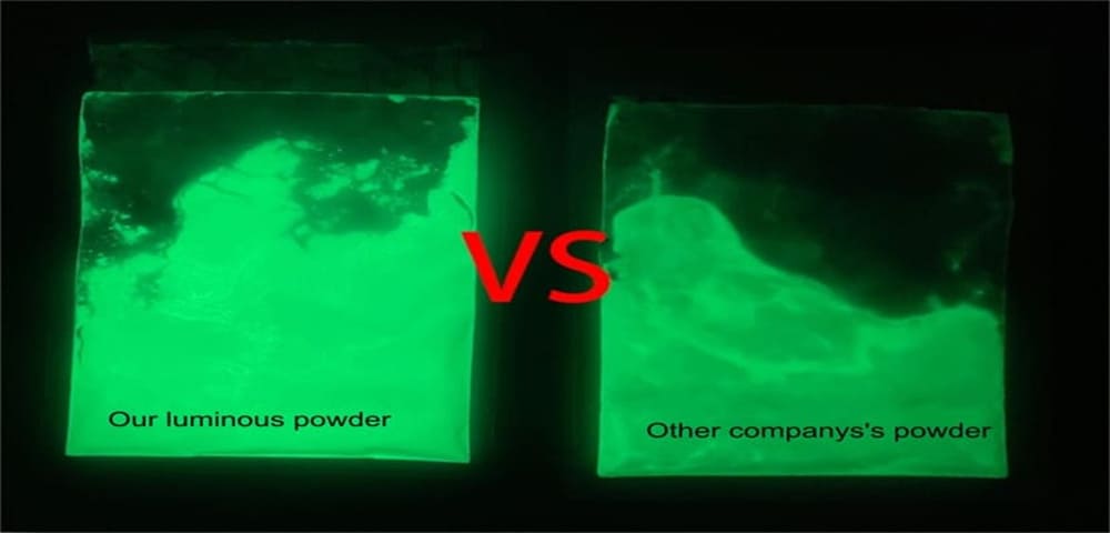 glow in dark dtf film powder