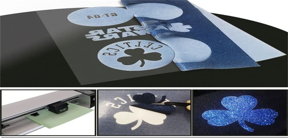 glitter htv plotter vinyl