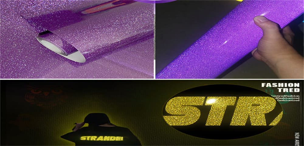 reflective glitter htv